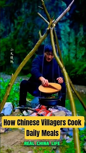 How Chinese Villagers Cook Daily Meals #chinesevillage