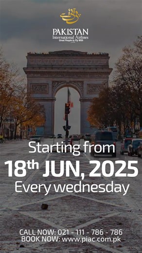 435 reactions | From the heart of Paris to the charming streets of Lahore! ✈️ Discover unparalleled beauty, cultural capital, exquisite cuisine, and unforgettable moments. PIA makes your journey between Pakistan and France, direct, quick and more convenient. | Pakistan International Airlines | Facebook