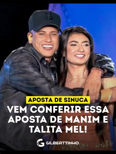 Aposta entre Manim e Talita Mel: Quem vai ganhar?