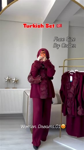 Women Dreams.01😍 on Instagram: "Turkish set 🇹🇷 - Free Size by order from Turkey 🇹🇷"