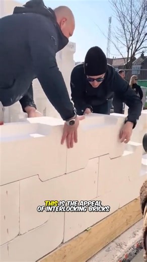 How to make building a house as easy as building blocks? Bricks nest naturally without adhesive #fblifestyle #knowledge #contentcreator #bricks #brickarchitecture | Royce Inyang