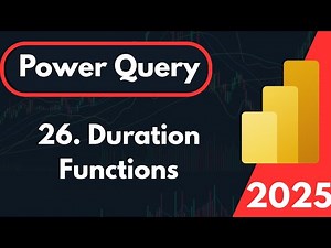 Duration Functions -Power Query Editor