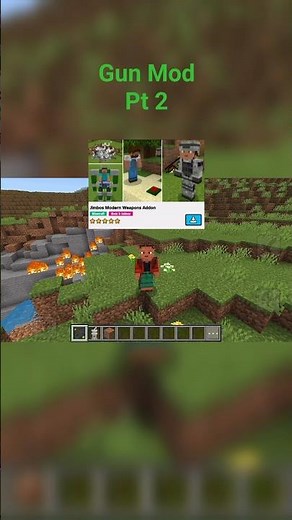 best gun mod for Minecraft (Part 2) #foryou #fpyシviral #minecraftedit #likeandsubscribe