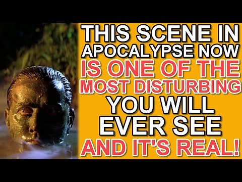 This scene in "APOCALYPSE NOW" is ONE OF THE MOST DISTURBING you will ever see & it is real!