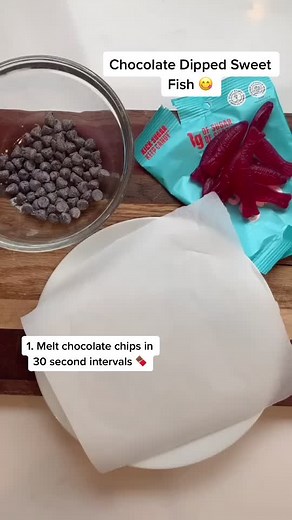 Chocolate Dipped Sweet Fish Recipe