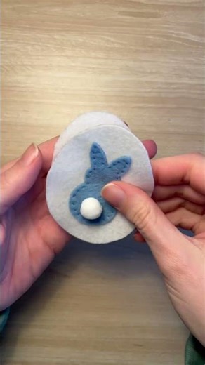 I turned felt into the simplest cutest Easter egg ever 🐰🥚✨ Pattern available!