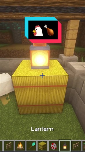 Minecraft Chicken House 🐔🍗 #Minecraft #minecrafttutorial #minecraft #minecraftideas #minecraftdaily #minecrafthacks #decoration #buildideasminecraft #minecraftdecorations #fyp
