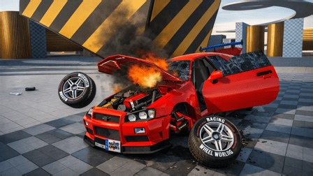 Destruction Cars Simulator — play on Playgama (by MK-Play)