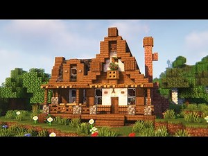 Minecraft Cozy Survival House 🪵 | Easy Build Tutorial