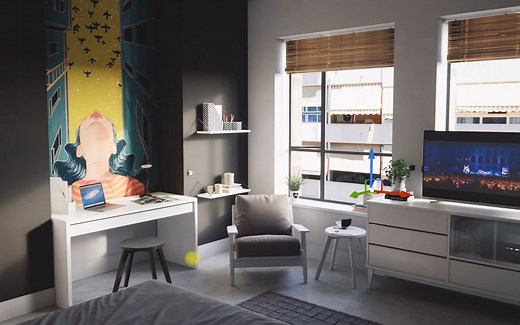 UE室内建筑场景渲染教程