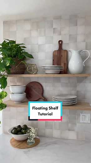 DIY White Oak Floating Shelf Tutorial