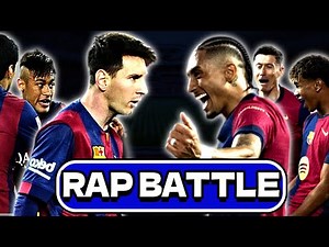 🎤 MSN vs New Barça Trident | Epic Rap Battle (Messi, Suárez, Neymar vs Lamine, Lewy, Raphinha)