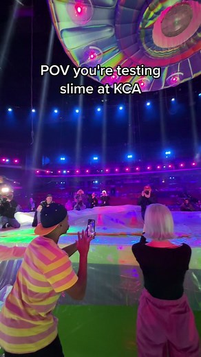 Testing Slime at KCA | Fun Run with Nickelodeon Stars