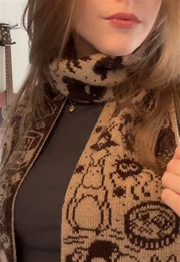 Crafting an Anime Scarf with 300 Stitches