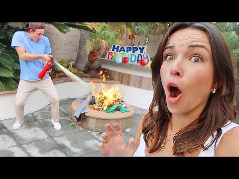 DESTROYED BROTHER'S THINGS ON HIS BIRTHDAY