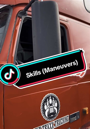 Skills (maneuvers)Practice🚛#cdltraining #cdlschool #cdllife #cdl