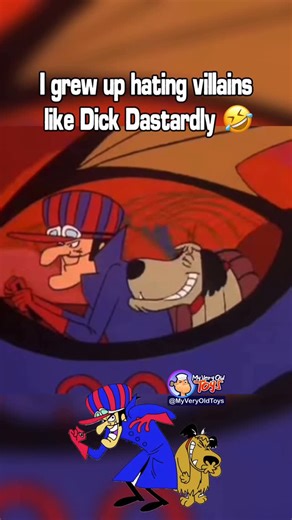 My Very Old Toys & RetroGames | Were you team Dick Dastardly and Muttley on Wacky Races? I'm still not over watching those cartoons as a kid. Can't be normal. 🤣 ⭐️ Follow... | Instagram