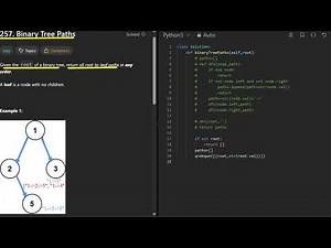 Leetcode 257. Binary Tree Paths (2 solutions)🌳Root-to-Leaf, Paths in Sight— DFS & BFS Take Flight!🌿💥