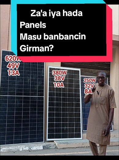 Combining Different Capacity Solar Panels Effectively