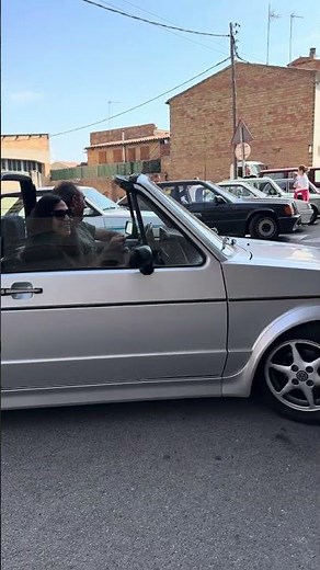 🌞 El descapotable clásico que TODOS querían: Volkswagen Golf Cabriolet 😍🔥