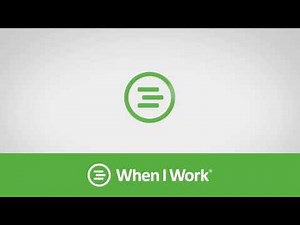 When I Work - Using Schedule Templates on the Web