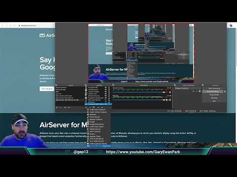 Show iOS device(s) within OBS Stream using AirServer on a Mac