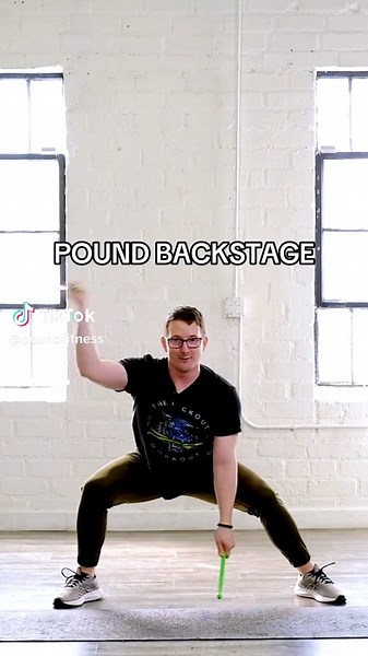 Workout anytime, anywhere. For any age, any stage with POUND Backstage 🤘 #poundfit