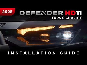2026+ Can-Am Defender HD11 - Signature Light Turn Signal Kit Installation | WD ELECTRONICS