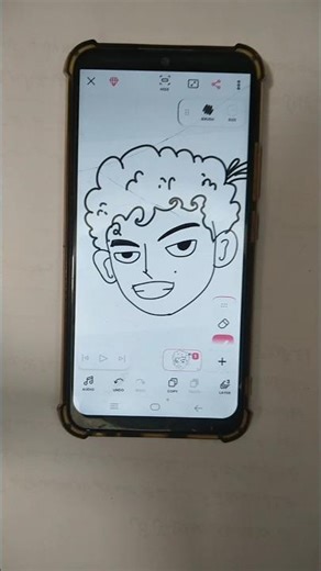 how to draw anime in Mobile #smartphone #viral #tutorial #animationstyle #anime