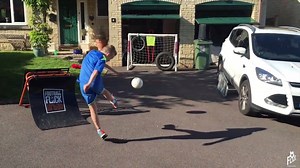 76 reactions | #Throwback to all these ridiculous shots!  BOOSTING the skills of thousands of kids everywhere!  The #FootballFlick Urban Soccer Skills Trainer! ⚽ | Football Flick | Facebook