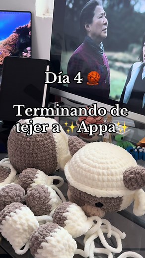 Terminación de Amigurumi Appa a Crochet