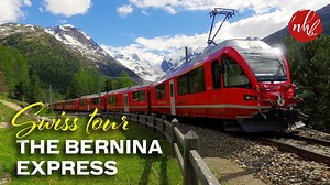 Bernina Express / The Glacier Express Crossing the Alps | Worlds Best Railway | Switzerland - Italian Food