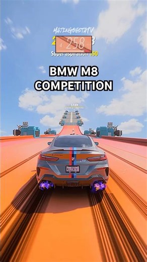 Je teste un circuit avec la BMW M8 Competition Coupe
