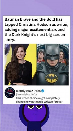 Batman Brave and the Bold has tapped Christina Hodson as writer. #batman #justiceleague #dc