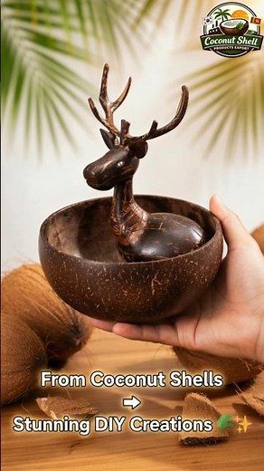 DIY Coconut Shell Crafts That Sell in the USA 🌴💰