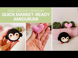 How to Crochet a Penguin – Quick & Fun Amigurumi Tutorial (Updated)