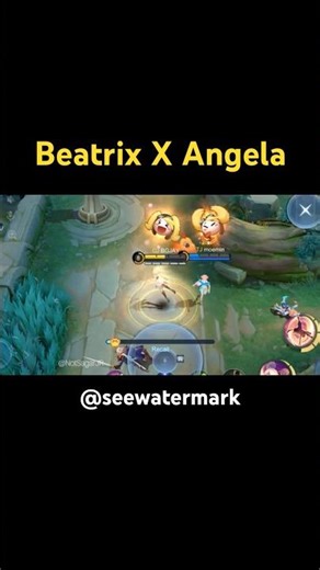 BEATRIX X ANGELA Funny Moment 🤣 | Mobile Legend Funny Moment #mobilelegends #mlbb #mlbbfunnymoment