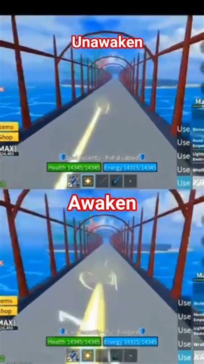 light v1 vs light v2 speed test #roblox #bloxfruits #light