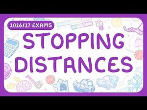 GCSE Physics - Stopping Distances - Thinking Distance | Braking Distance (2026/27 exams)