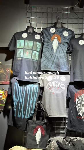 #badomens #merch #president #beartooth | bad omens pop up merch