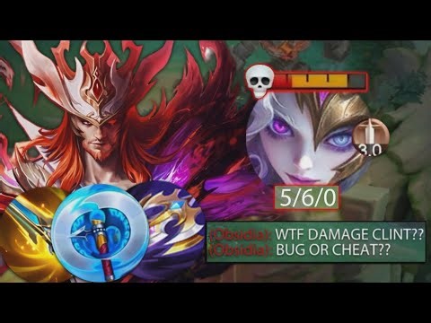 NEW SEASON META! CLINT 100% BEST DAMAGE BUILD AND EMBLEM🔥!! (clint best build 2026) - MUST TRY!