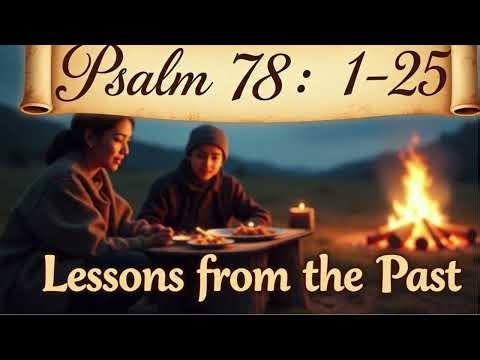 Psalm 78: 1- 25 --- Lessons from the Past