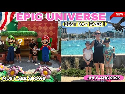 INSANE Day at Epic Universe! 🌏 All Areas + Mind-Blowing Shows! | Ride POVs🎢 | Florida vlog