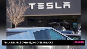 Tesla is recalling over 46,000 Cybertrucks in the U.S. due to a defect in the exterior cant rail that could detach while driving, creating a road hazard. | cheddar news