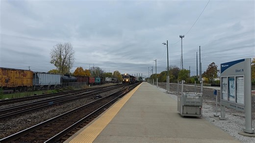 13 reactions | An eastbound Intermodal passing Elkhart station | Northern Indiana Railfanning | Facebook