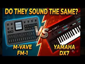 Real budget DX7 in your pocket? Vintage Yamaha DX7 vs. new M-Vave FM-1 sound comparison (no talking)