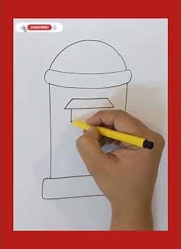 Easy Drawing : Letterbox | How to Draw A Letterbox | ‪@KalakritArtStudiobyKanika‬
