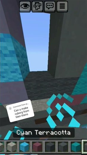 cyborg pixel art #minecraft