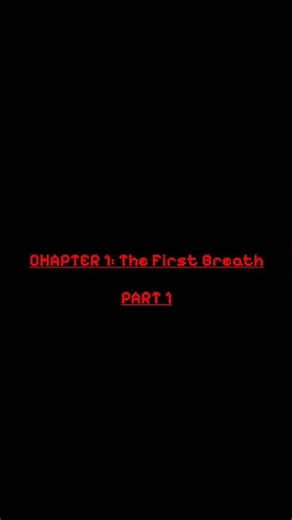 CHAPTER 1: The First Breath | Part I #Minecraft