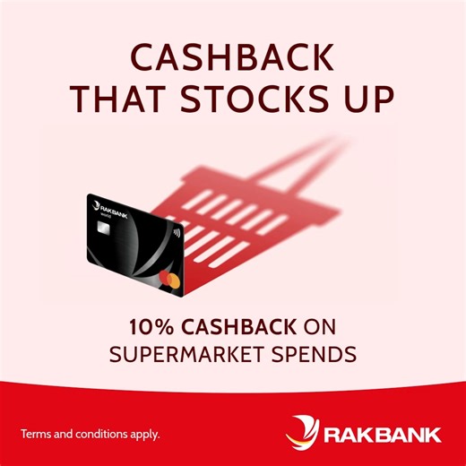 RAKBANK World Credit Card offers 10% cashback & AED 1,000 bonus. Apply now & enjoy rewarding spends! | RAKBANK